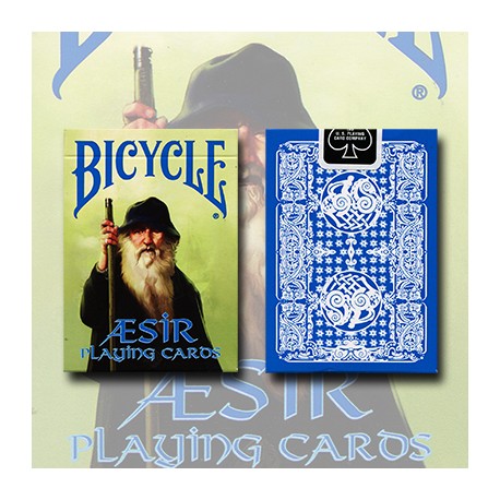 Jeu Bicycle Aesir Viking Gods bleu